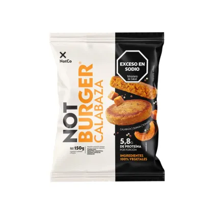 NOTCO - Not Burger Calabaza 75gr x 2u