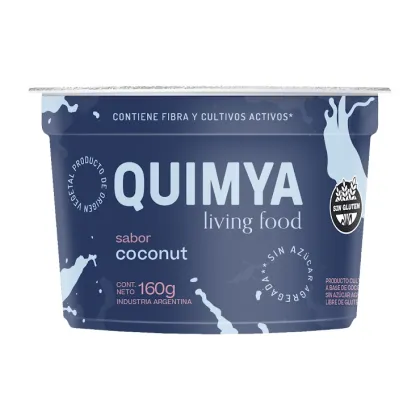 QUIMYA - Yogur Base Coco Coconut Sin Azucar 160 g