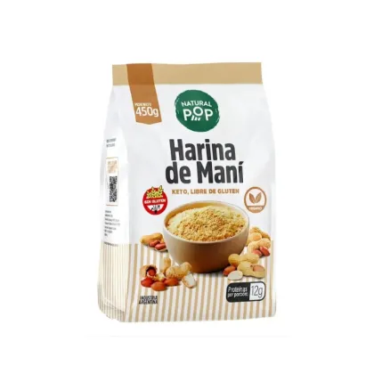 NATURAL POP - Harina de Mani 450grs.