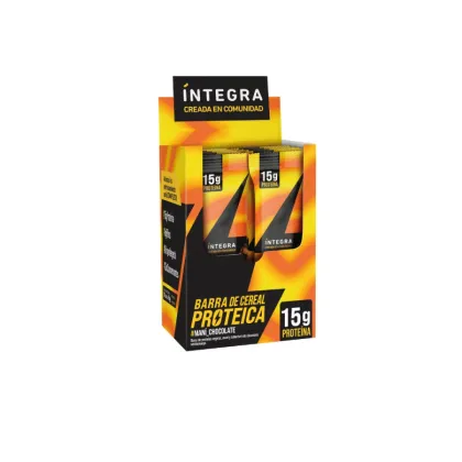 INTEGRA - BARRA PROTEICA Mani Chocolate 45gr x 10un