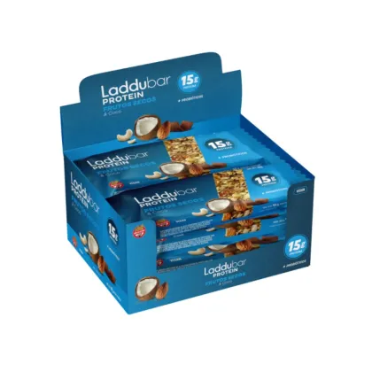 LADDU BAR - Barra PROTEIN Frutos Secos COCO 60g x 10u.