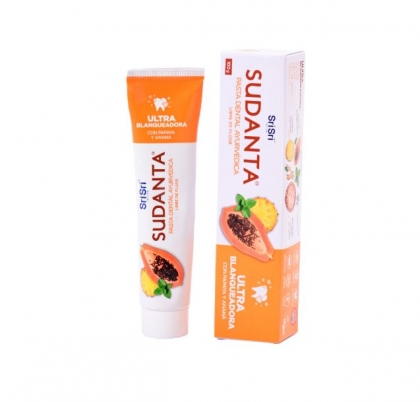 SRI_SRI_-_Sudanta_-_Pasta_Dental_Papaya_Anana_ULTRA_BLANQUEADORA_100g_STISWT_2 | SRI_SRI_-_Sudanta_-_Pasta_Dental_Papaya_Anana_ULTRA_BLANQUEADORA_100g