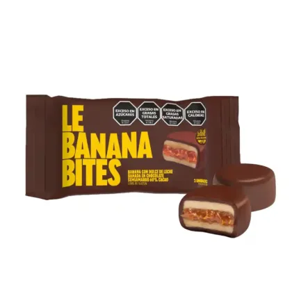 LE BANANA - BITE  Flowpack Chocolate Semiamargo
