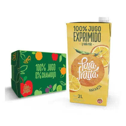 PURA FRUTTA - Jugo 100% Exprimido Naranja 2L.