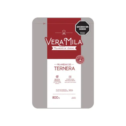 VERA MILA - Milanesa TERNERA 800gr