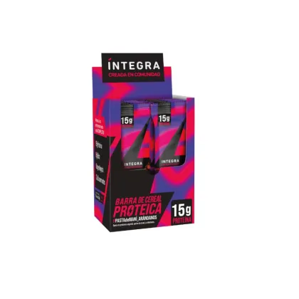 INTEGRA - BARRA PROTEICA Mani Arandanos 43gr x 10un