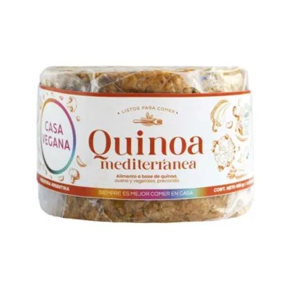 CASA VEGANA - Medallon Quinoa Mediterranea x 4u  480gr