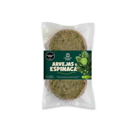 MAMMA SABE - Medallon de Arveja y Espinaca 200gr.