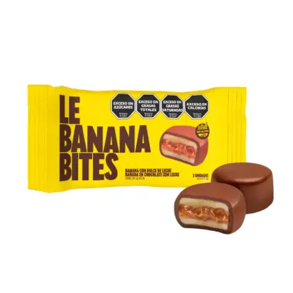 LE BANANA - BITE  Flowpack Chocolate con Leche