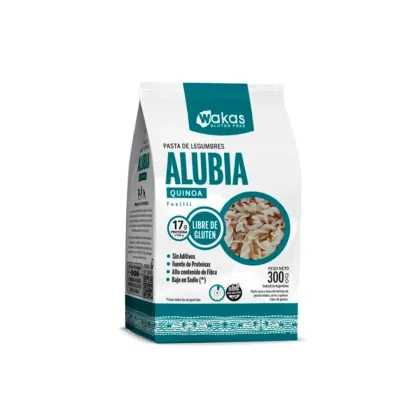 WAKAS - Fusilli de Legumbres ALUBIA Quinoa 300gr