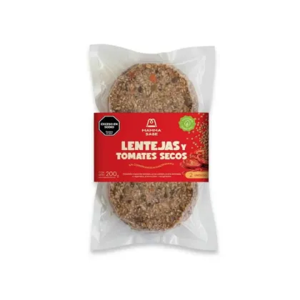 MAMMA SABE - Medallon de lentejon y tomate 200gr.