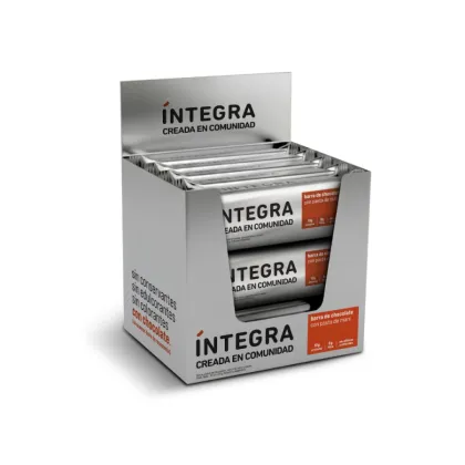 INTEGRA - BARRA Chocolate con PASTA DE MANI 41gr x 12u