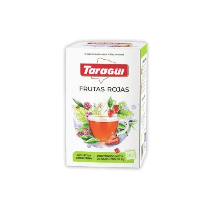 TARAGUI - Te Placer Frutas Rojas x 20saq.