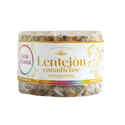 CASA VEGANA - Medallon Lentejon Canadiense x 4u  480gr