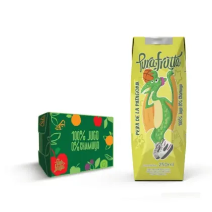 PURA FRUTTA - Jugo Pera y Limon Kids 250ml. x 9 UNIDADES