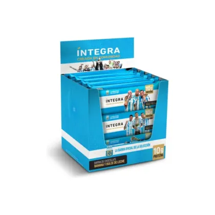 INTEGRA - BARRA Chocolate con BANANA CON DDL  AFA  41gr x 10u