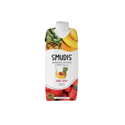 SMUDIS - Banana Anana y Frutilla 100% x 500ml.