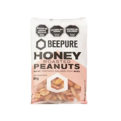 BEEPURE - Mani Honey Roasted flowpack 80gr x 10un
