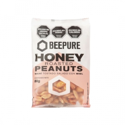 BEEPURE_-_Mani_Honey_Roasted_flowpack_80gr_x_10un_BP25GF_1 | BEEPURE_-_Mani_Honey_Roasted_flowpack_80gr_x_10un